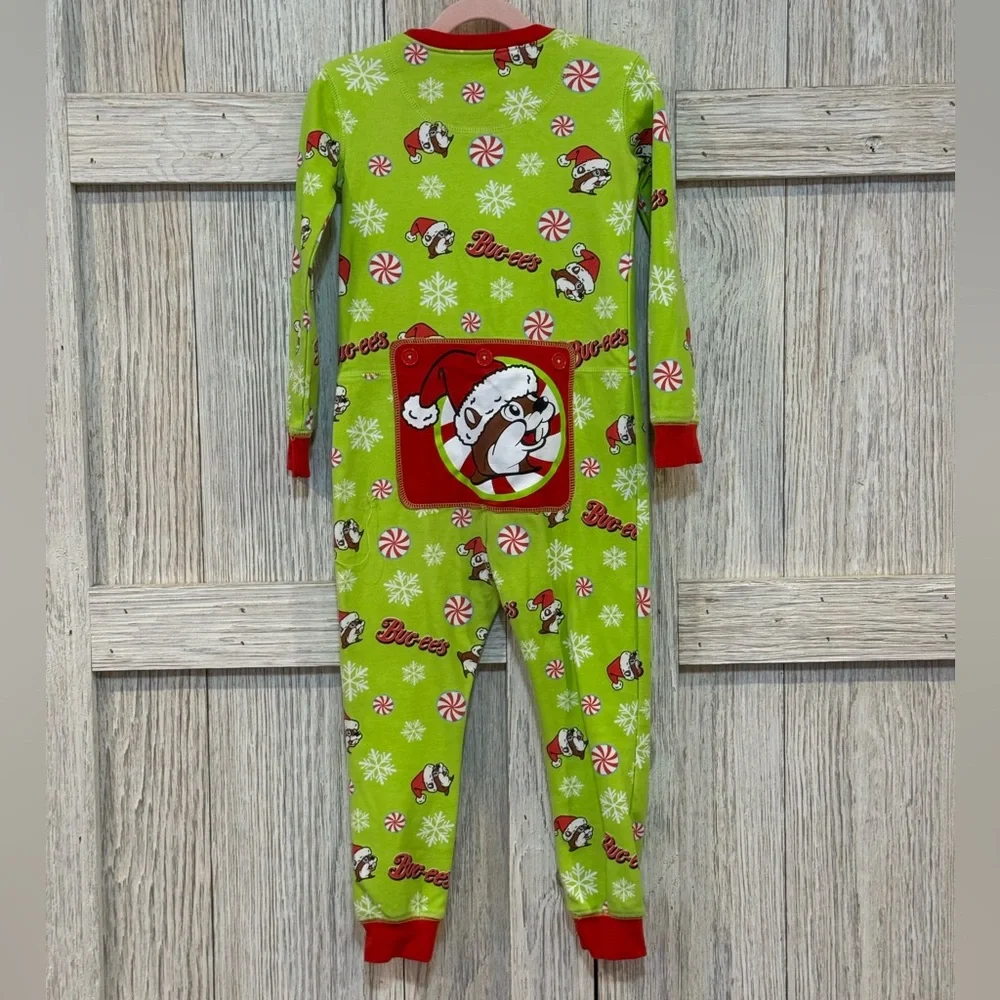Buc-ee's Green Holiday Onesie Sz YXS